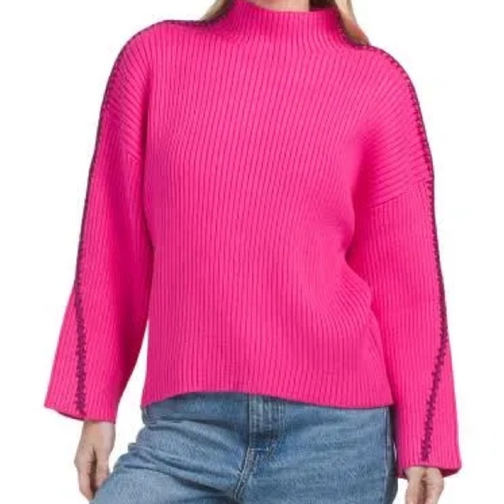 Sugarlips Cole Whipstitch Turtle Neck Sweater - Picture 2 of 2